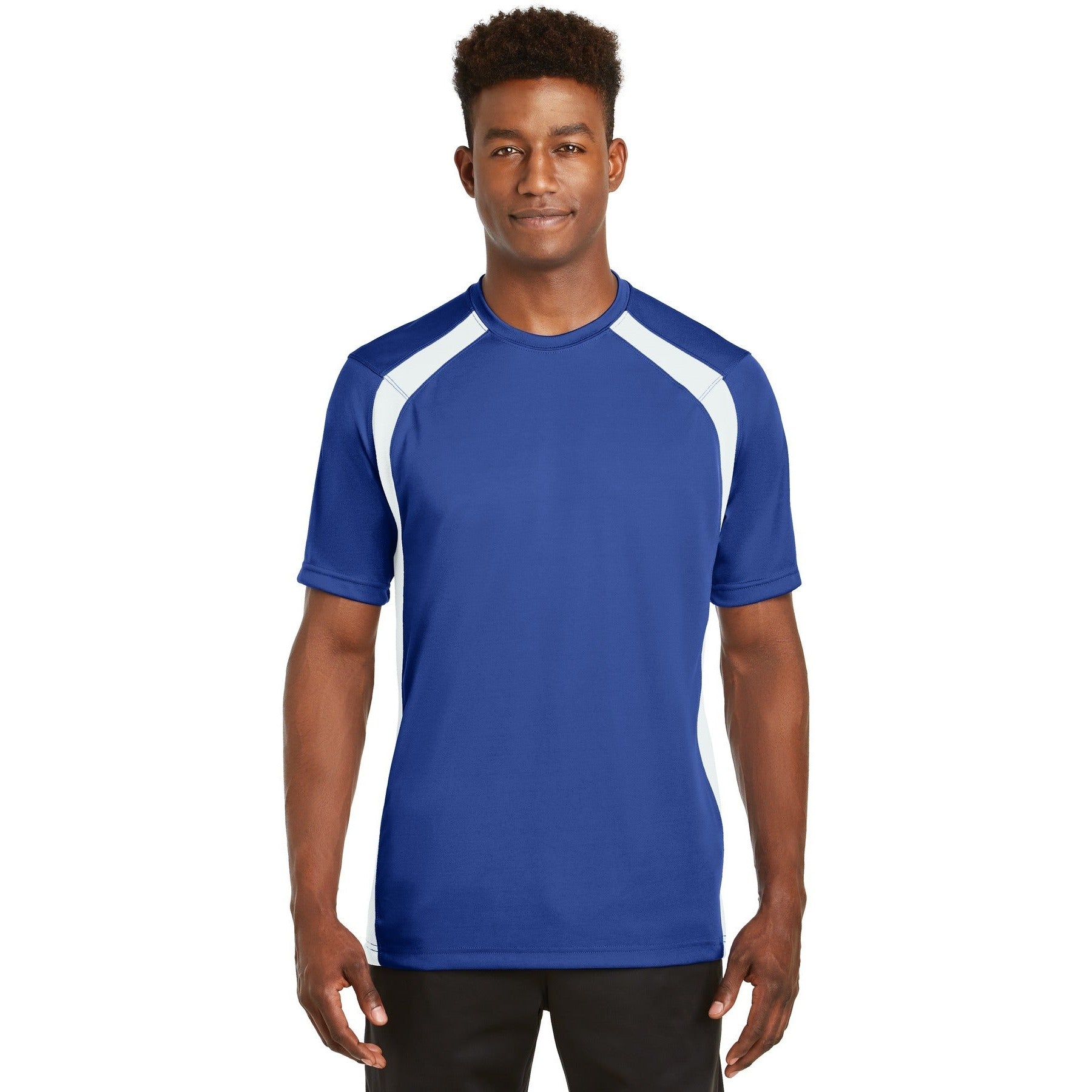 Sport-Tek-Sport-Tek® Dry Zone® Colorblock Crew. T478-MedTech-5